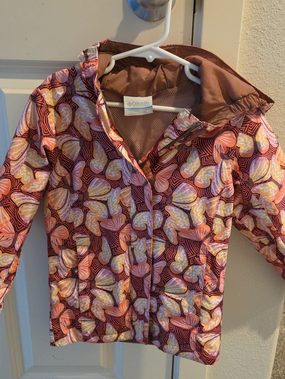 Columbia Kid's Pink Patterned Insulated Jacket